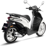 Sistema De Escape Completo Sin Catalizador Y Sin Homologación Acústica Sitoplus Acero - Leovince Compatible Con Piaggio Vespa Primavera 50 3V I Get 4T (2018-2020)