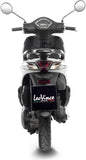 Sistema De Escape Completo Sin Catalizador Y Sin Homologación Acústica Sitoplus Acero - Leovince Compatible Con Piaggio Vespa Sprint 50 3V Iget 4T (2021-2024)