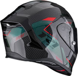 Full-Face Motorcycle Helmet Scorpion Exo Exo-R1 Evo Carbon Air Carbon Fiber Black Green Propel Size Xs