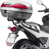 Baúl Monolock Vision Negro 34 Lt Vision Plastico - Givi Compatible Con Honda Integra 700 (2012-2013)
