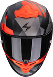 Full-Face Motorcycle Helmet Scorpion Exo Exo-R1 Evo Ii Air Ultra Tct Matt Black Red Valere Size S
