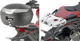 Baúl Monokey Trekker Alaska Aluminio 44 Lt Trekker Alaska Aluminio - Givi Compatible Con Honda X-Adv 750 (2017-2020)