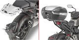 Baúl Monolock Vision Negro Tech 34 Lt Vision Plastico - Givi Compatible Con Honda Cb 1000 R (2018-2020)