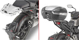 Monolock Black Tech Top Case - 30 Lt Technopolymer - Givi Compatible With Honda Cb 1000 R (2018-2020)