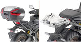 Baúl Monokey Trekker Alaska Aluminio Negro 56 Lt Trekker Alaska Aluminio - Givi Compatible Con Honda Cb 650 R (2019-2020)