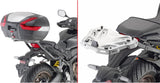 Monokey Trekker Alaska Black Aluminium Top Case - 44 Lt Trekker Alaska Aluminium - Givi Compatible With Honda Cb 650 R (2019-2020)
