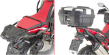 Monolock Riviera Triple Black Top Case - 46 Lt Riviera Technopolymer - Givi Compatible With Honda Crf 1100 L Africa Twin (2020-2023)