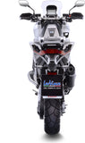 Tubo De Escape Con Homologación Acústica Nero Acero Fondo Carbono - Leovince Compatible Con Honda Forza 750 (2021-2024)
