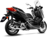 Sistema De Escape Completo Sin Catalizador Y Sin Homologación Acústica Nero Acero Fondo Carbono - Leovince Compatible Con Yamaha X-Max 125 (2018-2020)