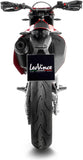 Tubo De Escape Sin Homologación Acústica Nero Acero Fondo Carbono - Leovince Compatible Con Ktm 690 Smc R (2019-2024)