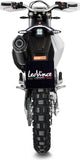 Tubo De Escape Sin Homologación Acústica Nero Acero Fondo Carbono - Leovince Compatible Con Husqvarna 701 Enduro - Lr (2021-2024)
