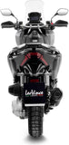 Tubo De Escape Con Homologación Acústica Nero Acero Fondo Carbono - Leovince Compatible Con Honda Adv 350 (2022-2024)