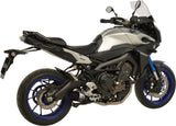 Sistema De Escape Completo Con Catalizador Y Homologación Acústica Lv One Evo Acero Fondo Carbono - Leovince Compatible Con Yamaha Fj-09 Tracer (2015-2016)