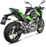 Tubo De Escape Con Homologación Acústica Lv Pro Acero Fondo Carbono - Leovince Compatible Con Kawasaki Z 900 A2 (2018-2024)