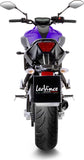 Sistema De Escape Completo Con Catalizador Y Homologación Acústica Lv One Evo Carbono Fondo Carbono - Leovince Compatible Con Yamaha Tracer 700 Gt (2019-2020)