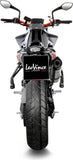 Tubo De Escape Con Homologación Acústica Lv One Evo Acero Fondo Carbono - Leovince Compatible Con Ktm 890 Duke - L A2 - R (2020-2023)
