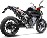 Tubo De Escape Con Homologación Acústica Lv One Evo Carbono Fondo Carbono - Leovince Compatible Con Ktm 790 Duke - L A2 (2023-2024)