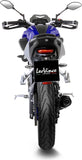 Sistema De Escape Completo Con Catalizador Y Homologación Acústica Lv One Evo Carbono Fondo Carbono - Leovince Compatible Con Yamaha Mt-125 (2017-2019)