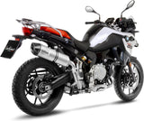Tubo De Escape Sin Homologación Acústica Lv One Evo Acero Fondo Carbono - Leovince Compatible Con Bmw F 750 Gs (2018-2024)