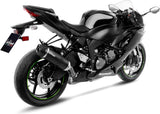 Tubo De Escape Con Homologación Acústica Lv One Evo Carbono Fondo Carbono - Leovince Compatible Con Kawasaki Zx 6R Ninja (2024-2026)