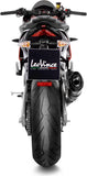 Tubo De Escape Sin Homologación Acústica Factory S Carbono Fondo Carbono - Leovince Compatible Con Aprilia Tuono V4 1100 (2021-2024)