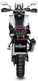 Tubo De Escape Con Homologación Acústica Lv One Evo Acero Negro Fondo Carbono - Leovince Compatible Con Yamaha Ténéré 700 (2021-2024)