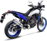 Tubo De Escape Con Homologación Acústica Lv One Evo Acero Fondo Carbono - Leovince Compatible Con Yamaha Ténéré 700 (2025-2026)