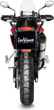 Tubo De Escape Con Homologación Acústica Lv One Evo Acero Fondo Carbono - Leovince Compatible Con Triumph Tiger 900 Rally (2020-2023)