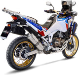 Tubo De Escape Sin Homologación Acústica Lv One Evo Acero - Leovince Compatible Con Honda Crf 1100 L Africa Twin Adventure Sports (2024-2026)