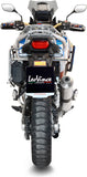 Tubo De Escape Con Homologación Acústica Lv One Evo Acero - Leovince Compatible Con Honda Crf 1100 L Africa Twin Dct (2020-2023)