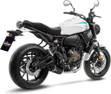 Sistema De Escape Completo Con Catalizador Y Homologación Acústica Lv One Evo Acero Negro Fondo Carbono - Leovince Compatible Con Yamaha Yzf-R7 700 (2021-2024)
