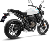 Sistema De Escape Completo Con Catalizador Y Homologación Acústica Lv One Evo Acero Fondo Carbono - Leovince Compatible Con Yamaha Xsr 700 (2021-2024)