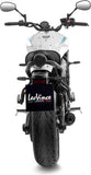Sistema De Escape Completo Con Catalizador Y Homologación Acústica Lv One Evo Carbono Fondo Carbono - Leovince Compatible Con Yamaha Mt-07 (2021-2024)