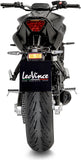 Sistema De Escape Completo Sin Catalizador Y Sin Homologación Acústica Lv One Evo Carbono Fondo Carbono - Leovince Compatible Con Yamaha Xsr 700 (2021-2024)