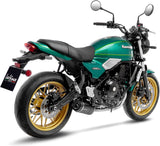 Complete Catalytic Exhaust System With Sound Certification Lv One Evo Carbon Fiber Carbon Fiber End Cap - Leovince Compatible With Kawasaki Z 650 Rs (2022-2024)