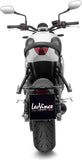 Complete Catalytic Exhaust System With Sound Certification Lv One Evo Stainless Steel Carbon Fiber End Cap - Leovince Compatible With Triumph Tiger 660 Sport (2022-2024)
