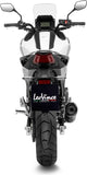 Tubo De Escape Sin Homologación Acústica Lv One Evo Carbono Fondo Carbono - Leovince Compatible Con Honda Nc 750 X (2021-2024)