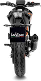 Tubo De Escape Con Homologación Acústica Lv One Evo Carbono Fondo Carbono - Leovince Compatible Con Ktm 125 Duke (2021-2023)