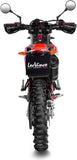 Tubo De Escape Con Homologación Acústica Lv One Evo Acero Negro Fondo Carbono - Leovince Compatible Con Beta Rr 4T 125 Lc (2025-2026)