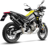 Tubo De Escape Sin Homologación Acústica Lv One Evo Acero Negro Fondo Carbono - Leovince Compatible Con Aprilia Tuareg 660 (2022-2024)