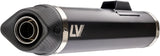 Tubo De Escape Sin Homologación Acústica Lv One Evo Acero Negro Fondo Carbono - Leovince Compatible Con Can Am Ryker 600 Sport - Rally (2019-2024)