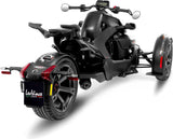 Tubo De Escape Sin Homologación Acústica Lv One Evo Acero Fondo Carbono - Leovince Compatible Con Can Am Ryker 600 Sport - Rally (2019-2024)