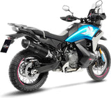 Tubo De Escape Sin Homologación Acústica Lv One Evo Acero Negro Fondo Carbono - Leovince Compatible Con Ktm 890 Smt (2023-2026)