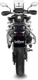 Tubo De Escape Con Homologación Acústica Lv One Evo Acero Negro Fondo Carbono - Leovince Compatible Con Cfmoto 800 Mt Sport (2025-2026)