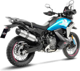 Tubo De Escape Sin Homologación Acústica Lv One Evo Acero Fondo Carbono - Leovince Compatible Con Ktm 890 Smt (2023-2026)