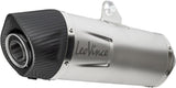 Exhaust Tip With Noise Certification Lv One Evo Stainless Steel Carbon Fiber End Cap - Leovince Compatible With Triumph Tiger 1200 Gt (2022-2024)