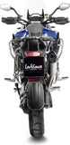 Tubo De Escape Con Homologación Acústica Lv One Evo Acero Fondo Carbono - Leovince Compatible Con Triumph Tiger 1200 Gt Pro (2025-2026)