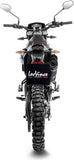 Tubo De Escape Sin Homologación Acústica Lv One Evo Acero Negro Fondo Carbono - Leovince Compatible Con Aprilia Sx 125 (2021-2024)