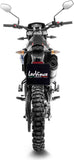 Tubo De Escape Sin Homologación Acústica Lv One Evo Acero Fondo Carbono - Leovince Compatible Con Aprilia Sx 125 (2021-2024)