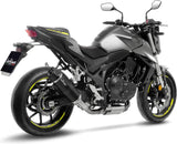 Tubo De Escape Sin Homologación Acústica Lv One Evo Acero Negro Fondo Carbono - Leovince Compatible Con Honda Cb 750 Hornet (2025-2026)